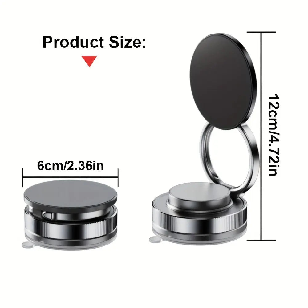 1pc Car Magnetic Phone Holder Adsorption Bracket Adjustable Rotating Double Side Suction Mobile Phone Mount Universal Cell Phone Stand upscaleclicks