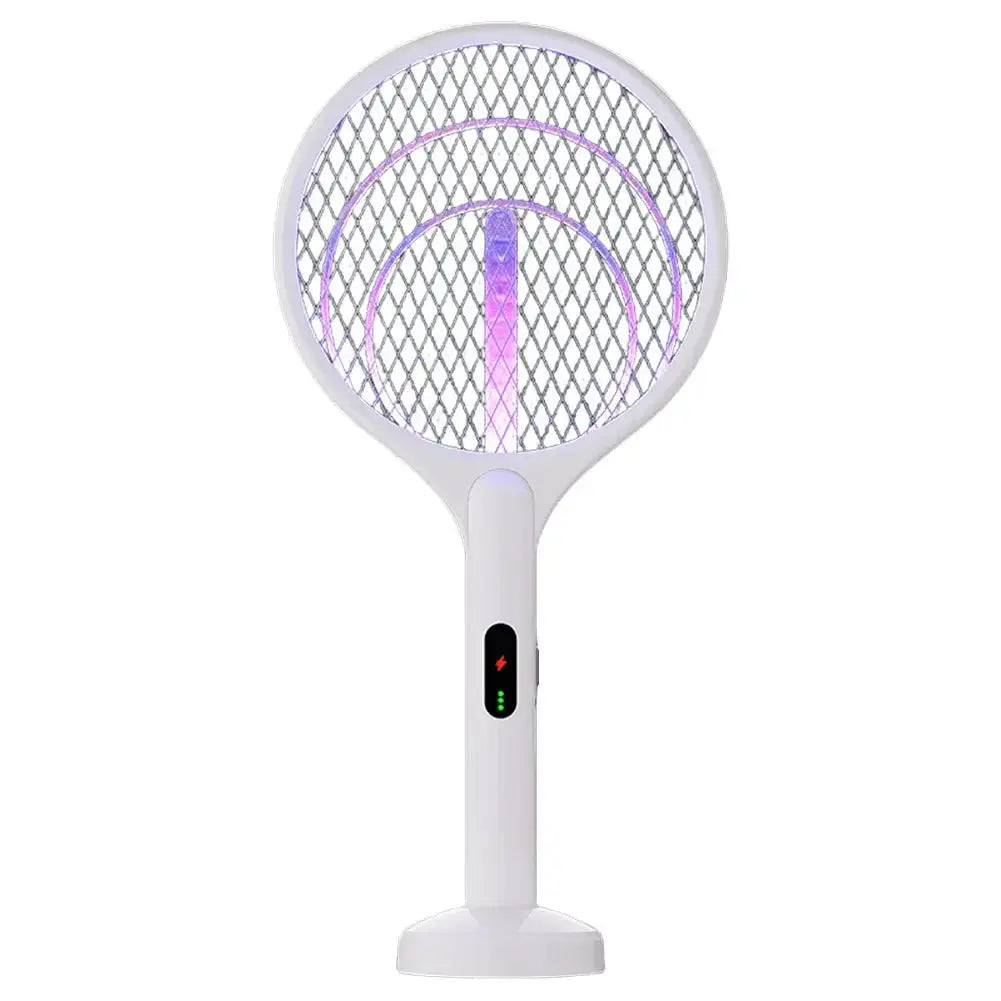 2-in-1 Electric Insect Racket Swatter Zapper 4000V USB Rechargeable Summer Mosquito Swatter Kill Fly Bug Zapper Mosquito Racket upscaleclicks