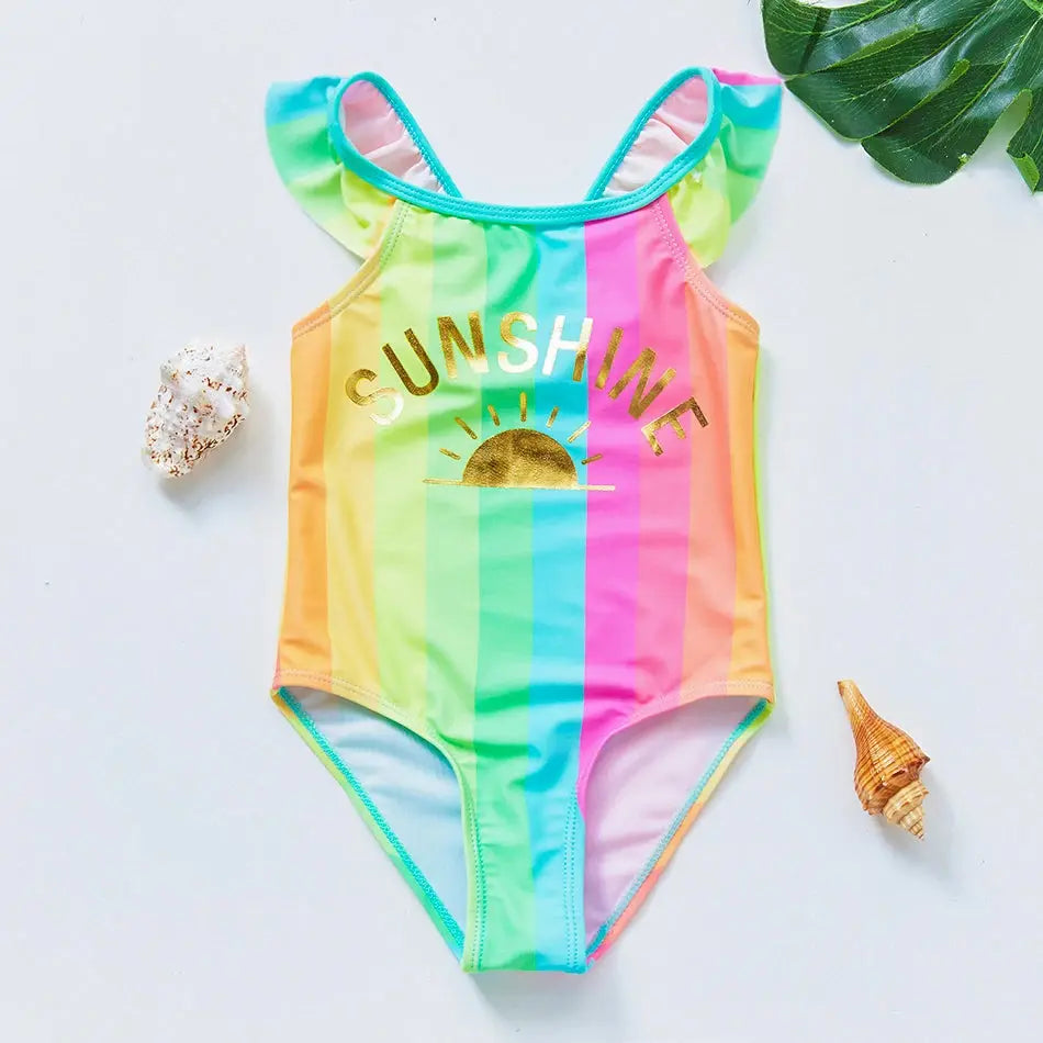 3-10years girls swimsuit 2023 fashion mermaid unicorn swimwear for children upscaleclicks