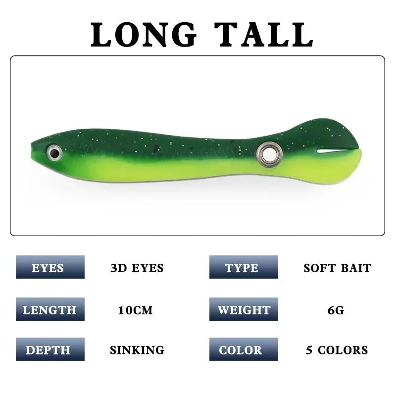 5pcs Fishing Soft Lure Plastic Baits 2g/6g Bionic Fishing Bait Outdoor Fishing Supplies Soft Bait Fake Bait upscaleclicks
