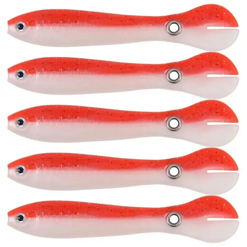 5pcs Fishing Soft Lure Plastic Baits 2g/6g Bionic Fishing Bait Outdoor Fishing Supplies Soft Bait Fake Bait upscaleclicks