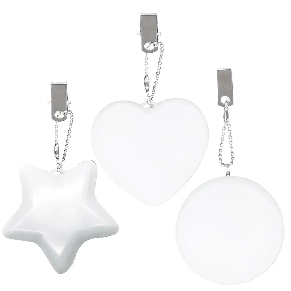 6-1PCS Purse Heart LED Light Automatic Motion Activated Handbag Lamp for Women Bah Purse Charm Purse Heart Keychain Light upscaleclicks