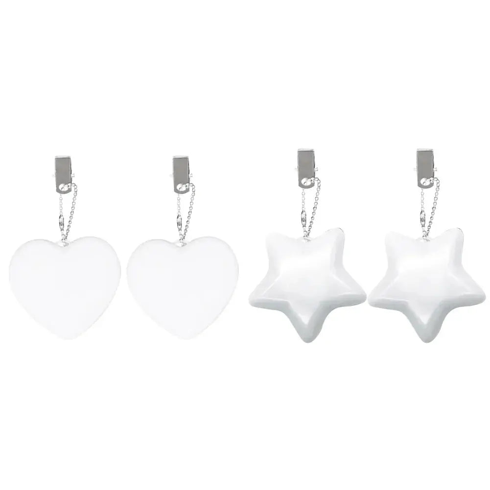 6-1PCS Purse Heart LED Light Automatic Motion Activated Handbag Lamp for Women Bah Purse Charm Purse Heart Keychain Light upscaleclicks