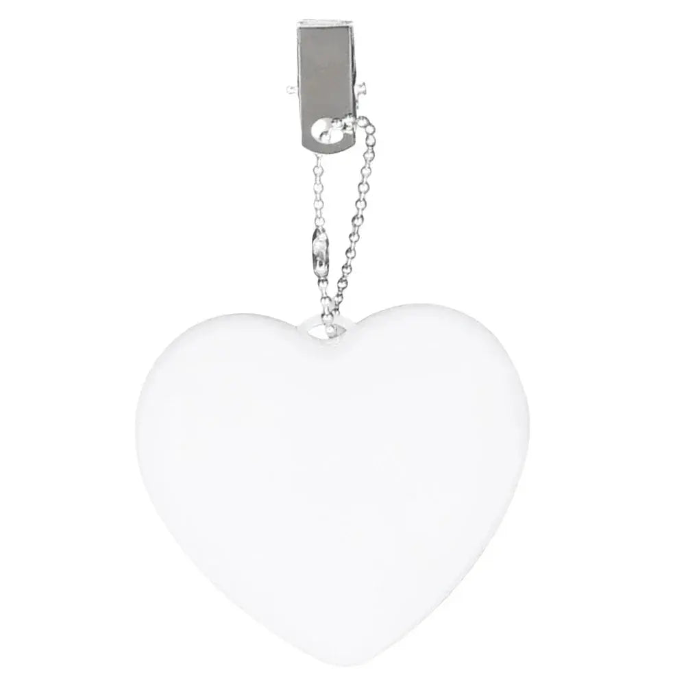 6-1PCS Purse Heart LED Light Automatic Motion Activated Handbag Lamp for Women Bah Purse Charm Purse Heart Keychain Light upscaleclicks
