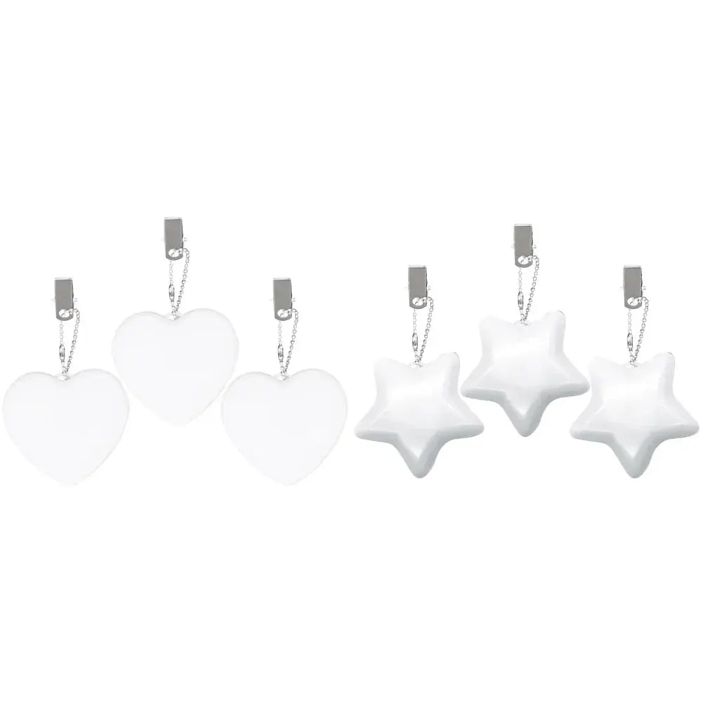 6-1PCS Purse Heart LED Light Automatic Motion Activated Handbag Lamp for Women Bah Purse Charm Purse Heart Keychain Light upscaleclicks