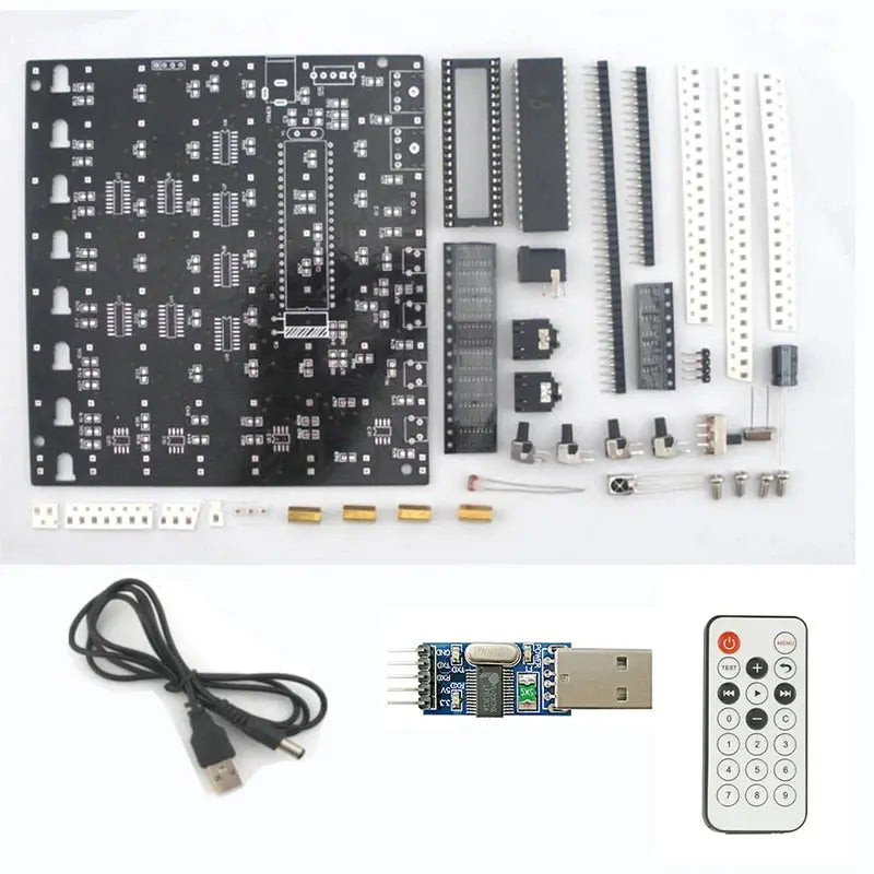 8 X8 X8 Light Cube Welding DIY Kit 3D LED Light Cubeeds Kit with Animations Self Assembly and Soldering Components