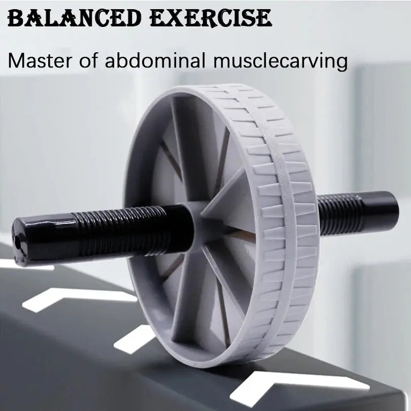 Abdominal Wheel Strong Load Bearing Non-slip Roller Strengthen Muscle Exercise Equipment Fitness Training Home Use Silent upscaleclicks