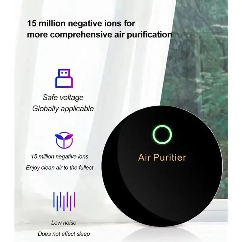 Air Purifier Negative Ion Filtration System Pet Carpet Bathroom Smoke Odor Deodorant Pet Odor Eliminator Electronic Deodorizer upscaleclicks