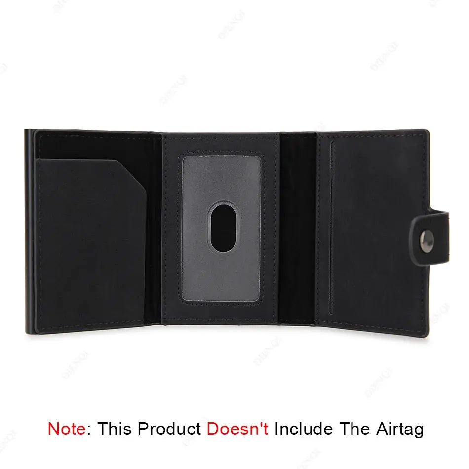 Airtag Wallet Rfid Pop Out Credit Card Holder Men Wallets Front Pocket Bifold Cardholder Case Short Male Purse for Air Tag upscaleclicks