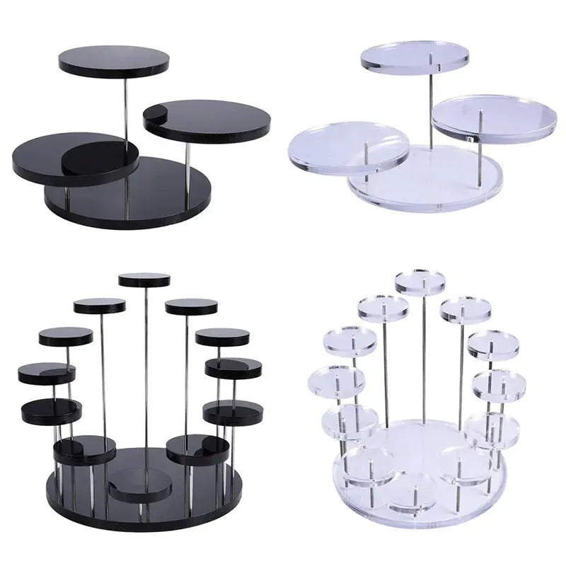 Cupcake Stand Acrylic Display Stand For jewelry Cake Dessert Rack Party Decor upscaleclicks