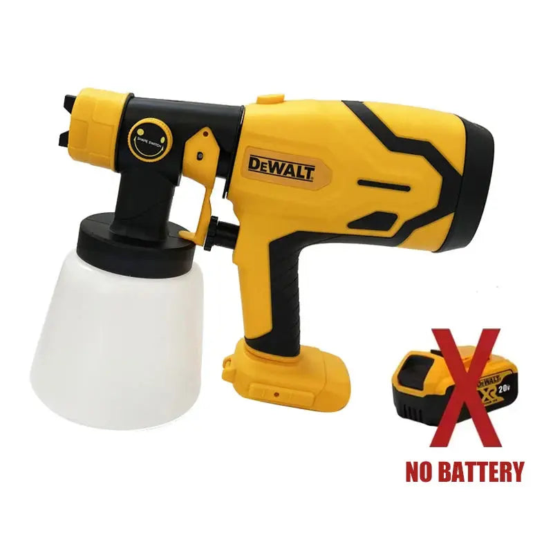 Dewalt 800ML Cordless Electric Spray Gun Portable Paint Sprayer High Power Auto Furniture Coating Airbrush For Dewalt Battery upscaleclicks