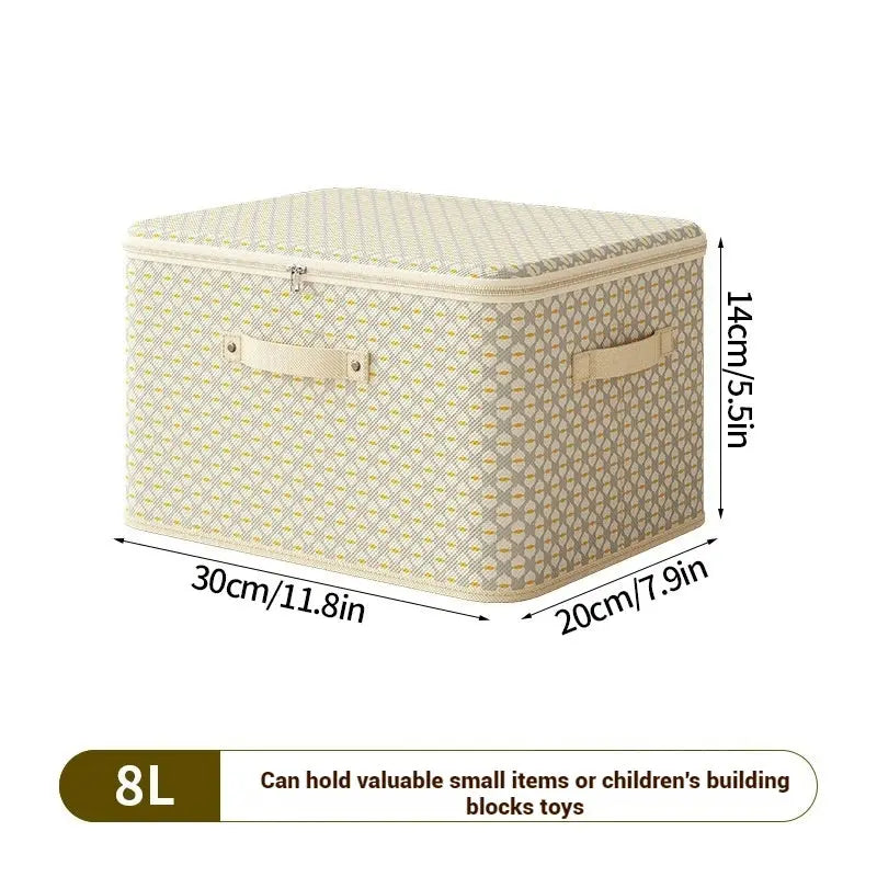 Dust-Proof Quilt Storage Bag Clothing Storage Bag with Zipper Large Capacity Foldable Luggage Moving Packing Bag with Handle upscaleclicks