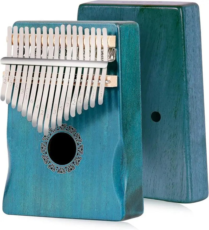 East Top Kalimba 17 Keys Thumb Piano Musical Instrument Portable Mbira Finger Piano with Mahogany Wood, Gift for Adults, Beginners and Professinals