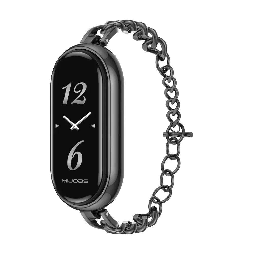 For Mi Band 9 Strap Chain for Xiaomi Smart Band 8 Bracelet Girls Women Watch Band Strap Mi band 7 6 5 4 3 Wristband Mi8 Correa upscaleclicks
