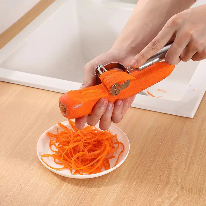 High Quality Stainless Steel Potato Cucumber Carrot Grater Julienne Peeler Vegetables Fruit Peeler Vegetable Slicer upscaleclicks