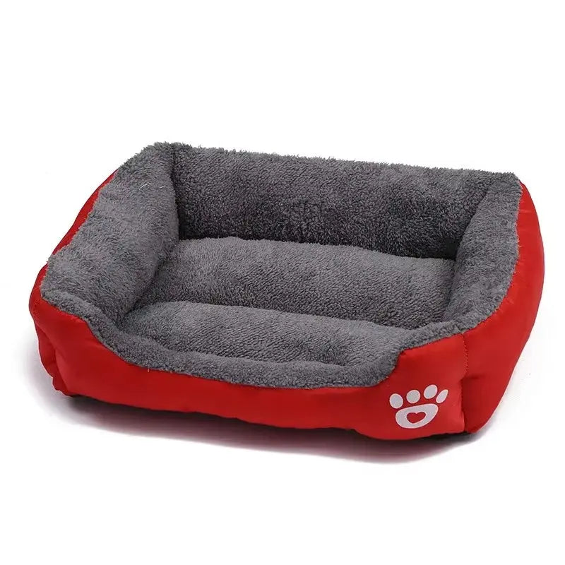 Large Square Nest L-3XL Pet Large Dog Bed for Medium Dogs Soft Fleece Nest Big Dog Sofa Bed Winter Warm Cat House for Pet