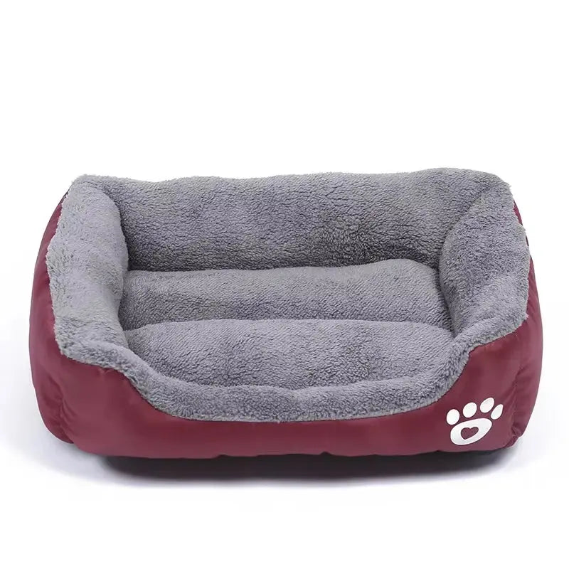 Large Square Nest L-3XL Pet Large Dog Bed for Medium Dogs Soft Fleece Nest Big Dog Sofa Bed Winter Warm Cat House for Pet