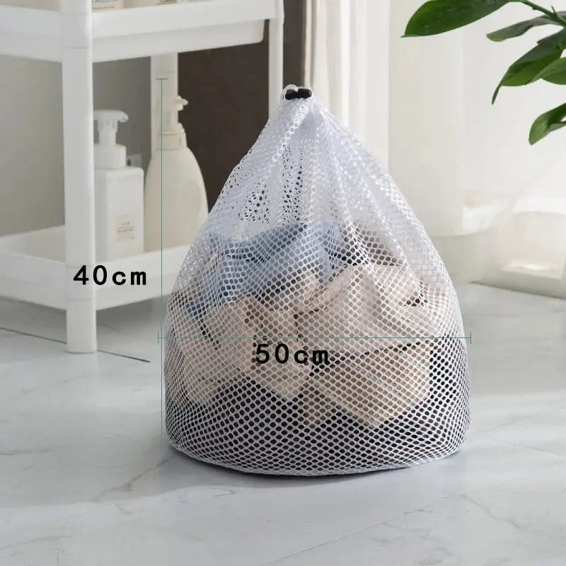 Large Washing Laundry Bag Mesh Organizer Net Dirty Bra Socks Underwear Shoe Storag Wash Machine Cover Clothes upscaleclicks