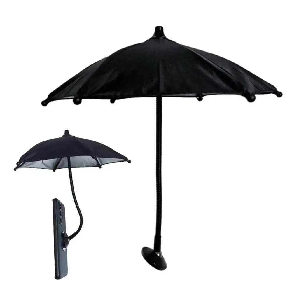 Magnetic Phone Umbrella for Iphone 15/14/13/12 Pro/Pro Max Anti-Glare Sun Shade Cover 360° Rotation Mini Umbrella