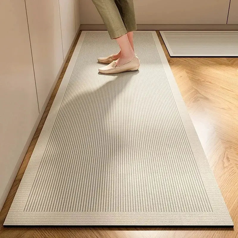 New 1 pc Japanese style soft kitchen diatomite mud floor mat, super anti slip, super absorbent, easy to handle carpet upscaleclicks