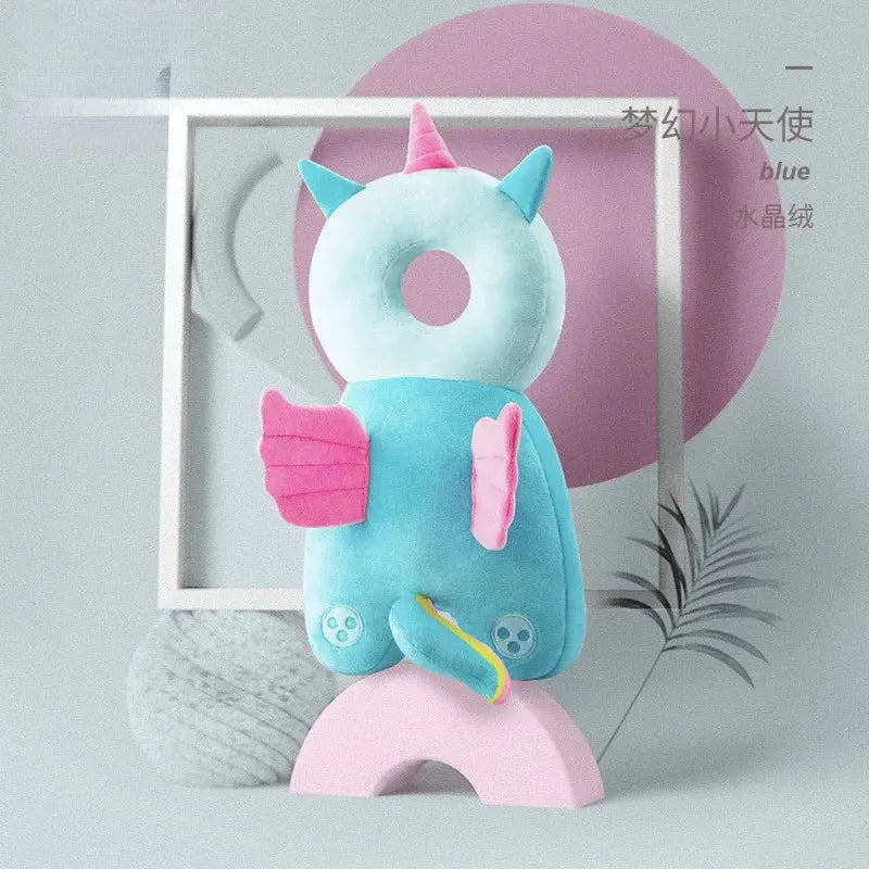 Newborn Headrest Security Pillows Backpack Toddler Baby Head Fall Protection Pad Cushion Cartoon Soft Security Pillows Backpack upscaleclicks