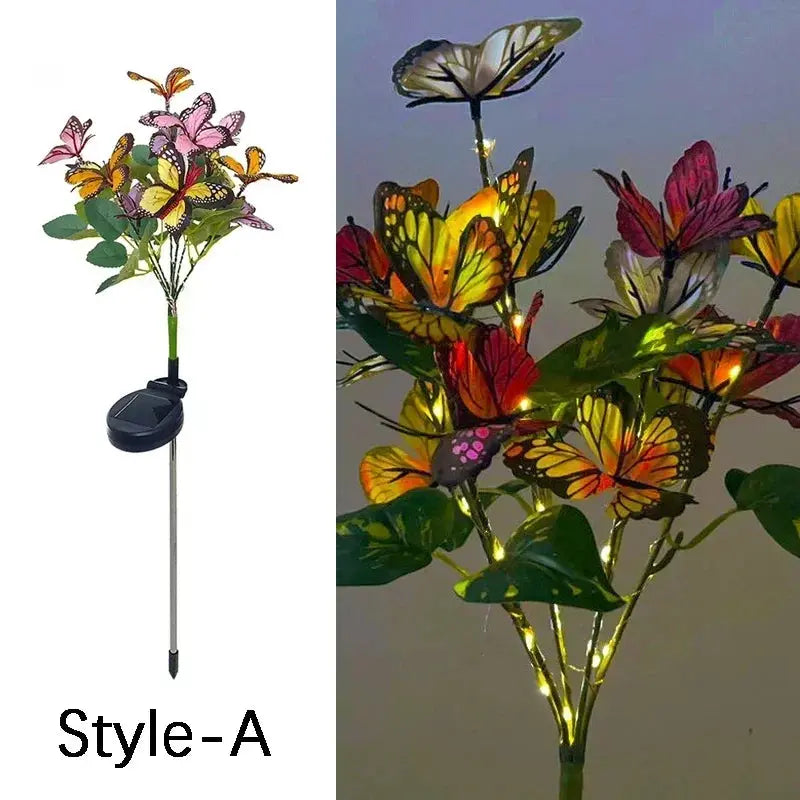 Solar Butterfly Lawn Lights – Outdoor Garden & Wedding Fairy LED Lamps - upscaleclicks