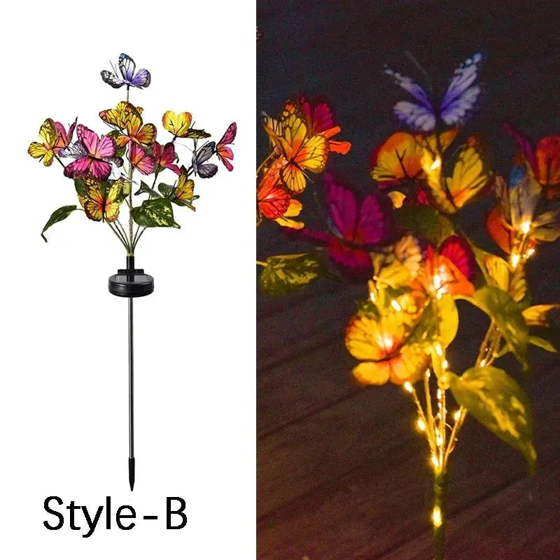 Solar Butterfly Lawn Lights – Outdoor Garden & Wedding Fairy LED Lamps - upscaleclicks