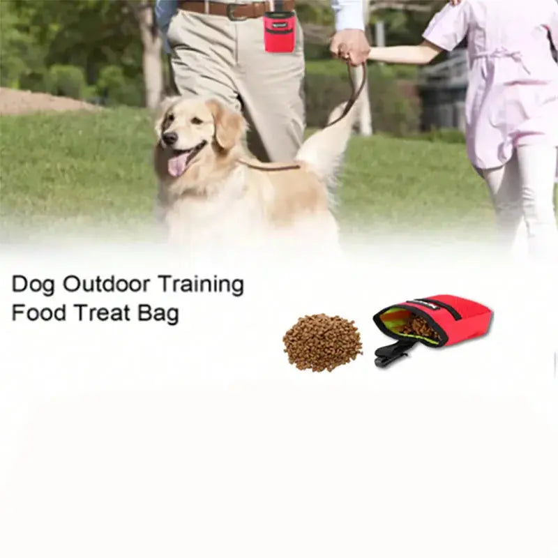Pet Dog Puppy Training Treat Snack Bait Pet Feed Pocket Pouch Obedience Agility Pouch Food Bag Pocket Snack Reward Waist Bag upscaleclicks