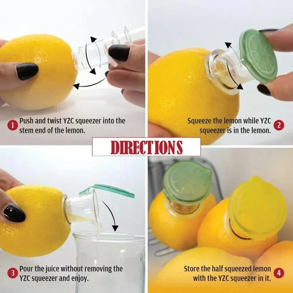 Plastic Portable Lemon Juicer Plastic Juicer Washable Manual Juicer With Built-in Filter Suitable For Family Travel upscaleclicks