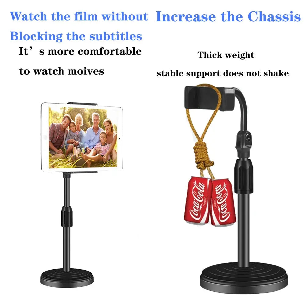 Portable Mini Lightweight Tripod Adjustable Stand Selfie Stick Universal Mobile Phone Holder Clip Smartphone Tripod for Phone upscaleclicks