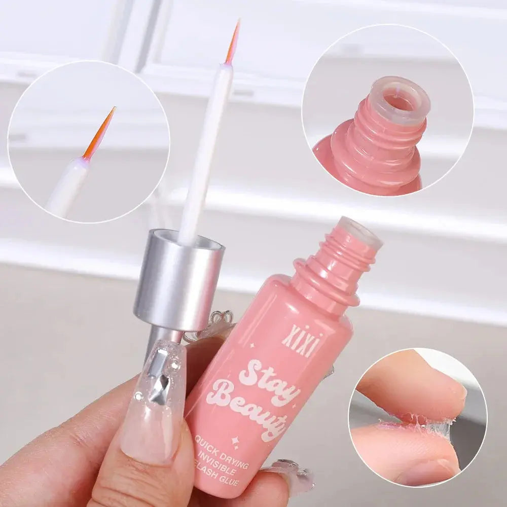 Quick Dry Invisible False Eyelash Glue Styling Transparent Natural Fake Eyelashes Extension Glue Self Adhesive Waterproof Makeup upscaleclicks