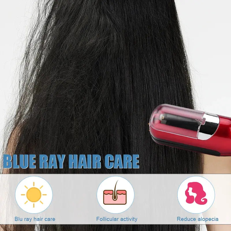 Rechargeable Cordless Split Hair Trimmer Hair Split Ends Trimmer Remover Damaged Hair Repair Hair Care Treatment Portable Home upscaleclicks