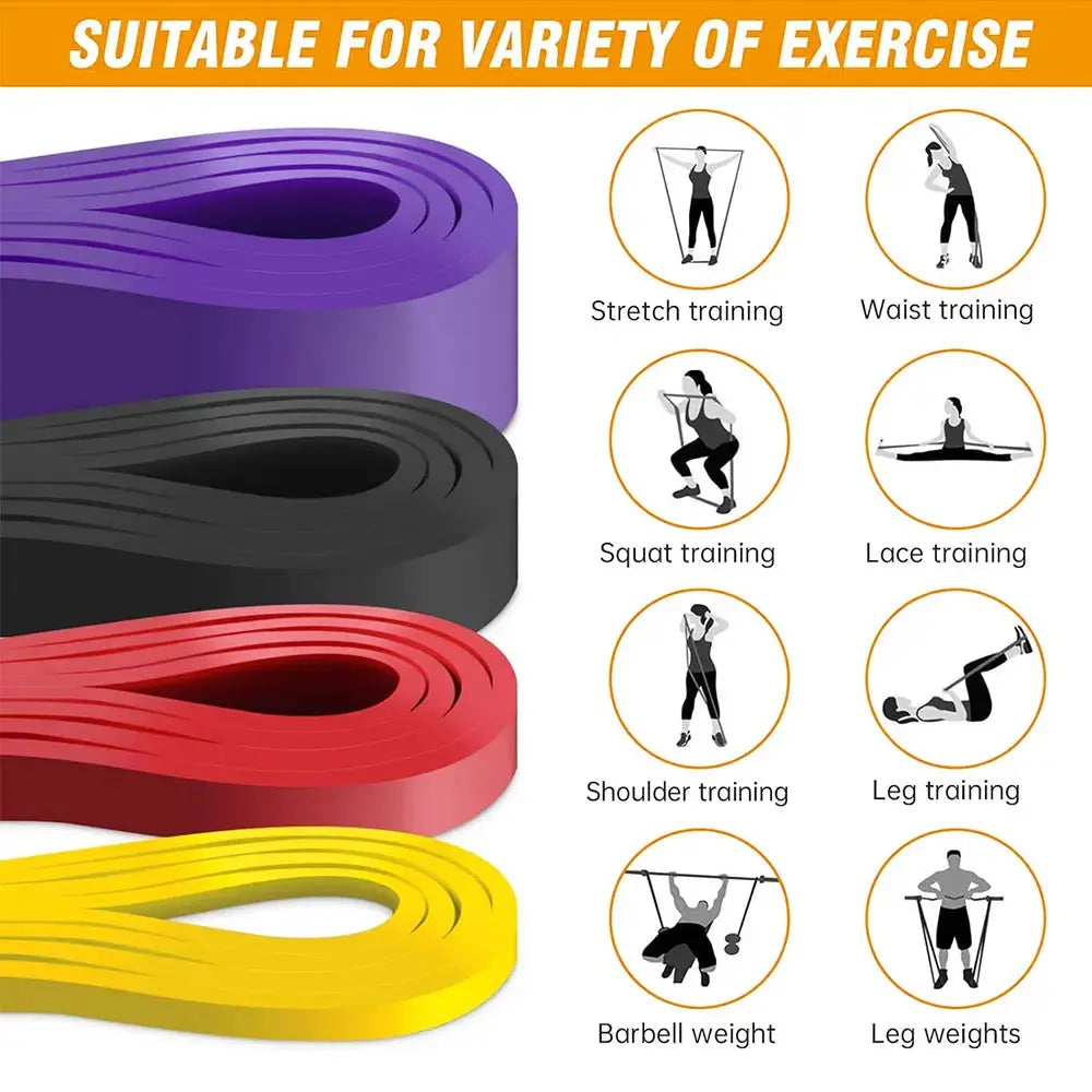 Resistance Bands, Exercise Bands Pull Up Assist Bands Powerlifting Bands for Men and Women Fitness Training,Home Workouts upscaleclicks
