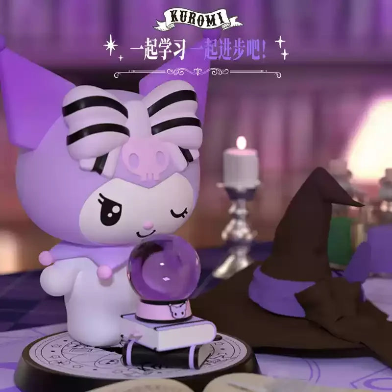 2025 New Sanrio Kuromi Purple Crystal Night Lamp Anime Kuromi Divination Series Night Lamp Desktop Ornaments Girls Birthday Gift