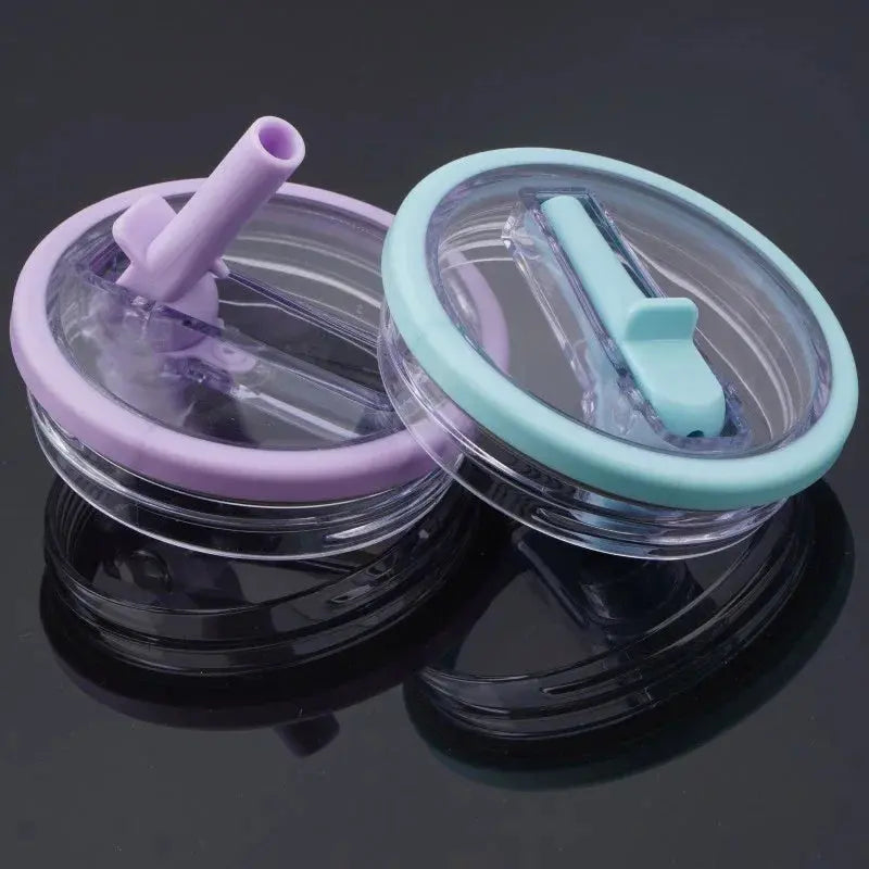 Spill-proof Cup Cover For Stanley 40oz Replaceable Environmental Protection Cup Cover Creative Spiral Straw Cover Cup Accessorie upscaleclicks