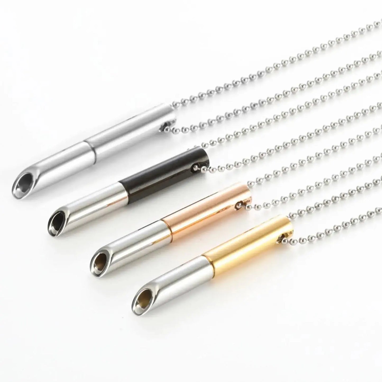 Stainless Steel Breathlace Necklace For Women Quit Smoking Anxiety Relief Necklace Breathing Necklace For Anxiety Mindfulness upscaleclicks