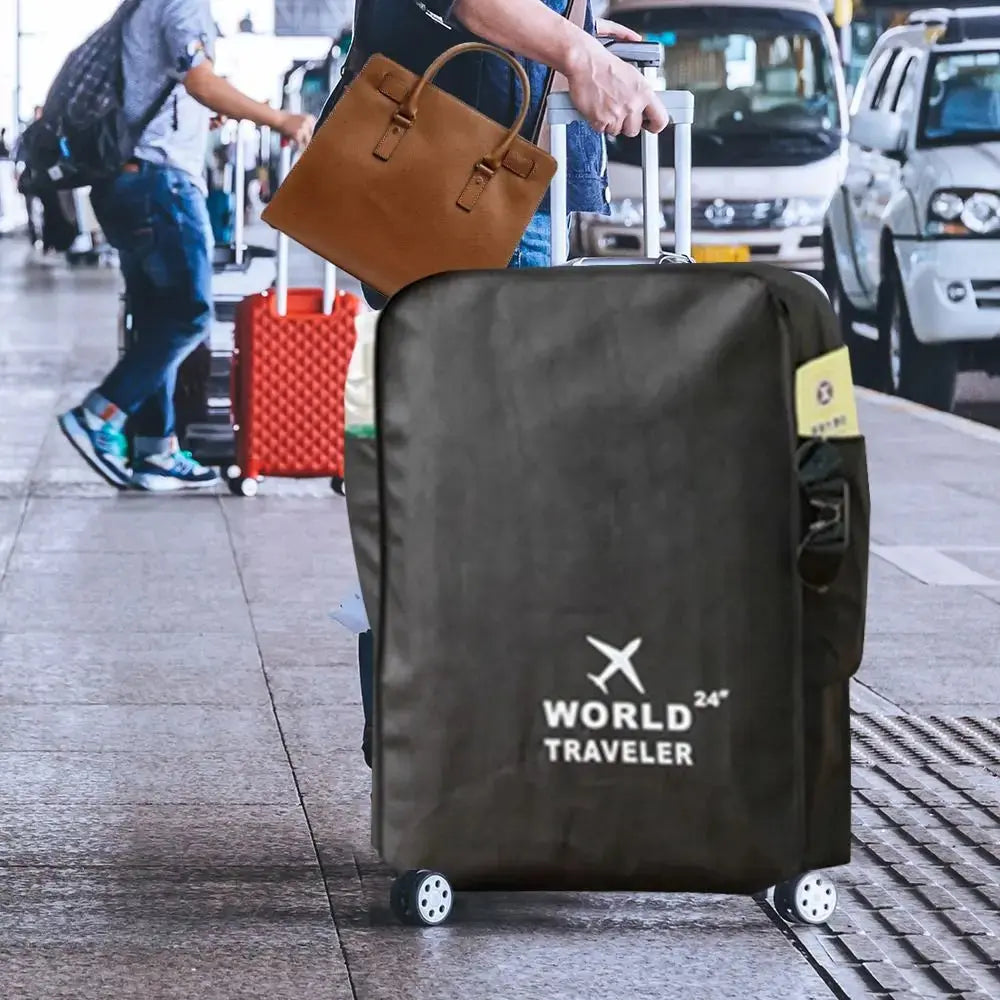 Travel Luggage Cover Waterproof Luggage Protector Covers Dustproof Protector Covers For 20-30 Inch Inch Suitcase Case upscaleclicks