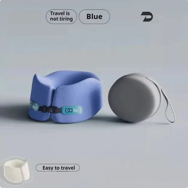 Travel Pillow U-Shape Pure Memory Foam Neck Pillow For Airplane Office Nap Cervical Pillows Flight Sleeping Head Neck Support upscaleclicks