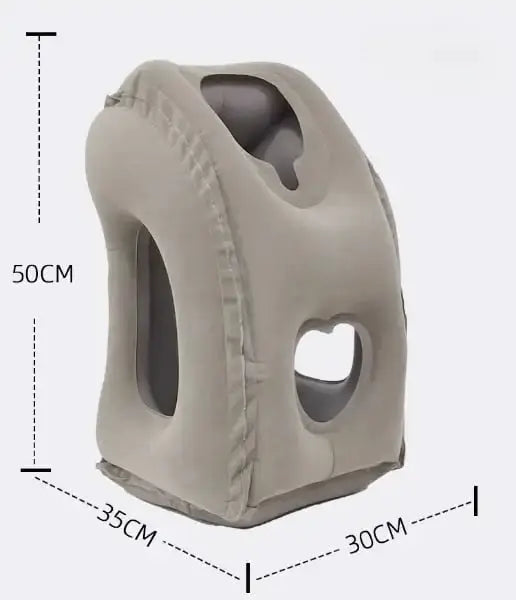 Upgraded Inflatable Air Cushion Travel Pillow Headrest Chin Support Cushions for Airplane Plane Car Office Rest Neck Nap Pillows upscaleclicks