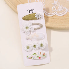 5Pcs BB Clips Set for Children Hair Accessories Sweet Hair bangs