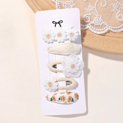 5Pcs BB Clips Set for Children Hair Accessories Sweet Hair bangs