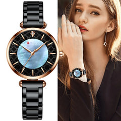 Steel Women Bracelet Watches Female Waterproof Clocks Relogio