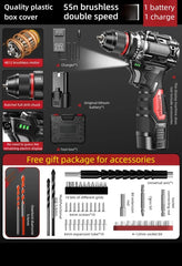 Impact Lithium Drill Cordless Screwdriver Small Electric Power Tools