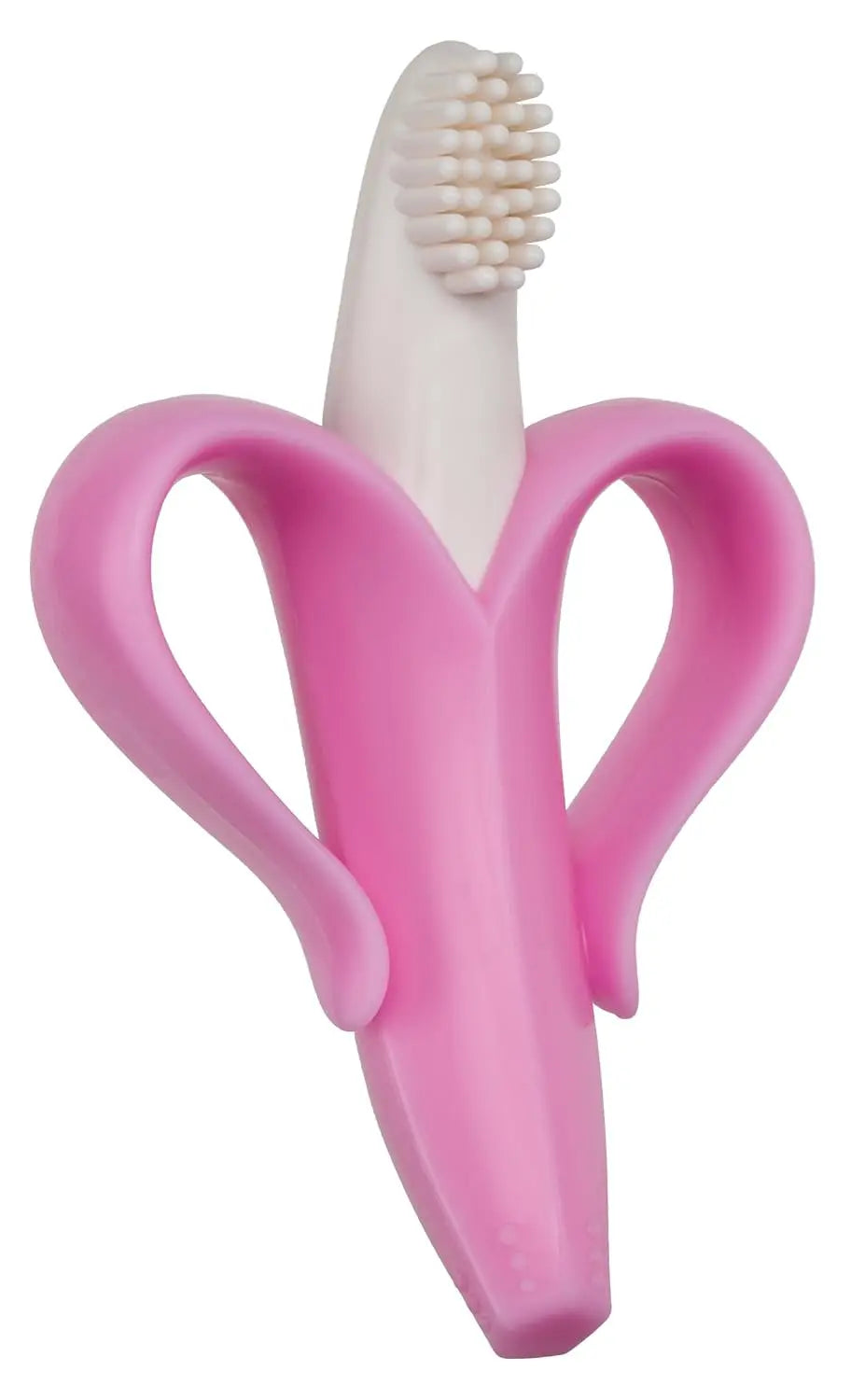 the Original Toothbrush Teether Toy, for Babies Infants Toddlers; USA Family-Owned Business; Teething Relief for Sore Gums, Massaging Soothing; Safest Food Grade Silicone