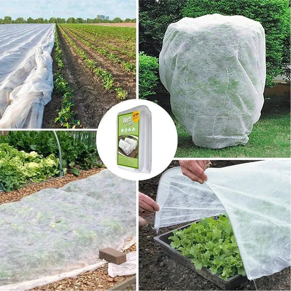 0.95oz DIY Fruit Vegetables Plant Covers Freeze Protection Floating Row Blankets for Winter Cold Weather Yard Gardening Tools upscaleclicks