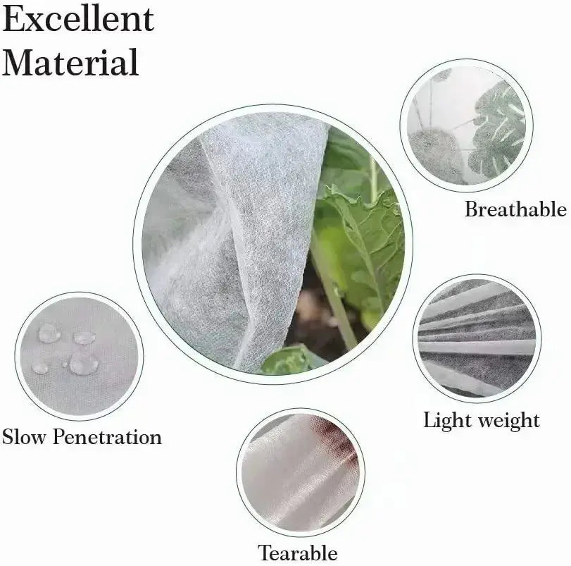 0.95oz DIY Fruit Vegetables Plant Covers Freeze Protection Floating Row Blankets for Winter Cold Weather Yard Gardening Tools upscaleclicks