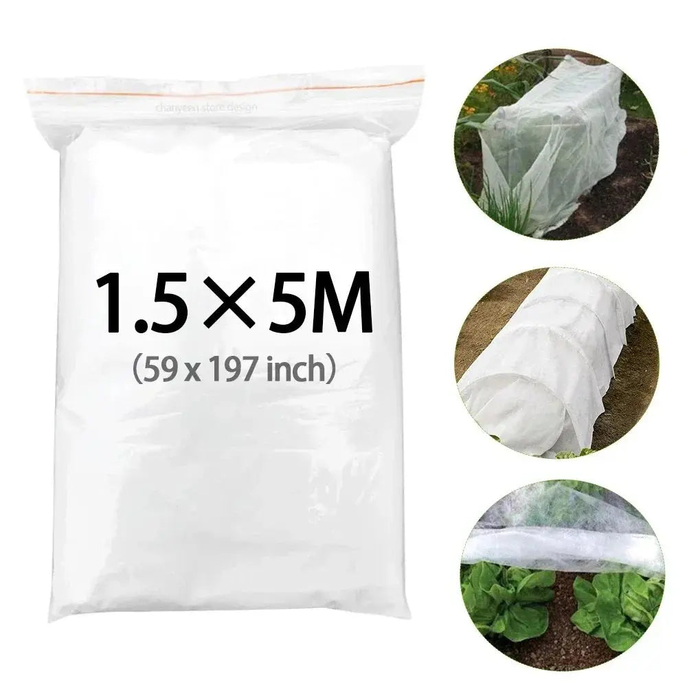 0.95oz DIY Fruit Vegetables Plant Covers Freeze Protection Floating Row Blankets for Winter Cold Weather Yard Gardening Tools upscaleclicks