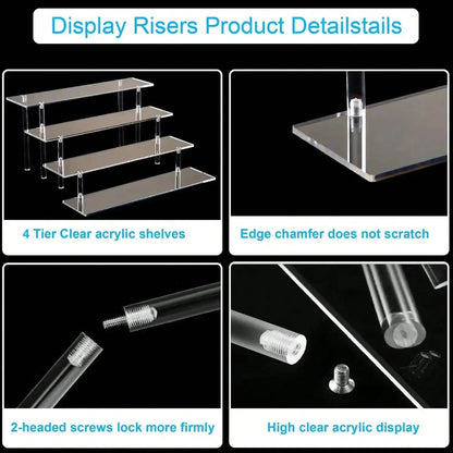 1/2/3/4Tier Cupcake Display Stand Decoration Stand Shelf Risers Cake Dessert Shelves for Party Dessert Plate  Cake Stands upscaleclicks
