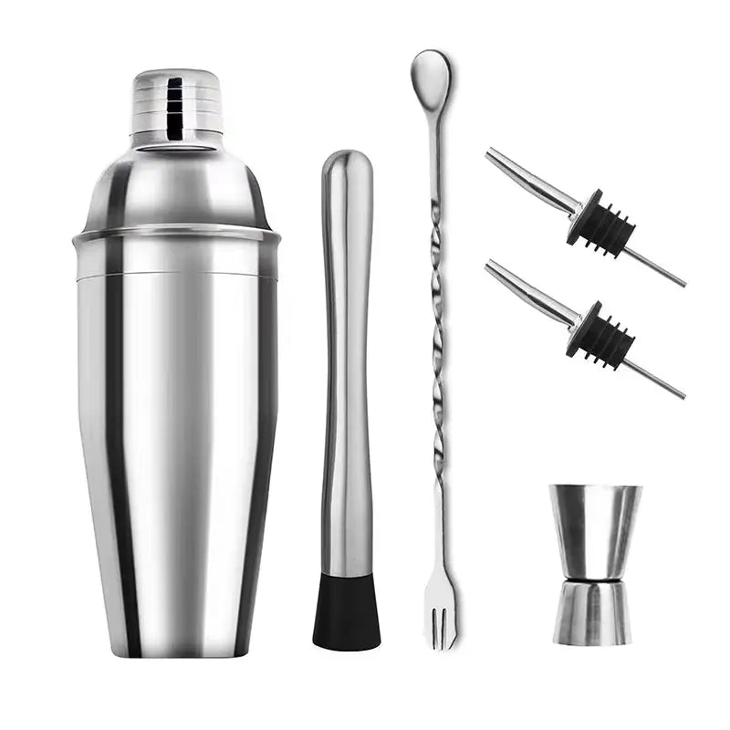 1/3/6/9/11Pcs Cocktail Shaker Set Stainless Steel Bartender Kit Cocktail Mixer Wine Martini Boston Shaker Party Bar Tools