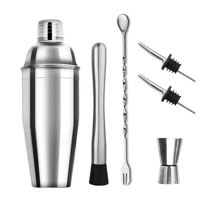 1/3/6/9/11Pcs Cocktail Shaker Set Stainless Steel Bartender Kit Cocktail Mixer Wine Martini Boston Shaker Party Bar Tools